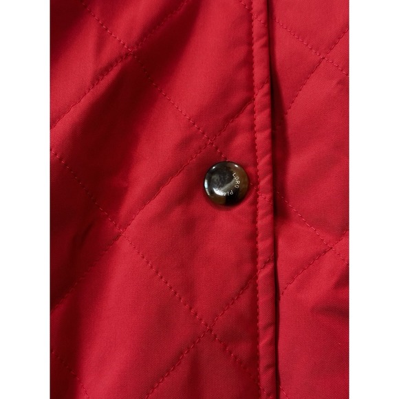 LORO PIANA Quilted Jacket Pinkish/Red Made In Italy Women's 44 - Picture 11 of 14